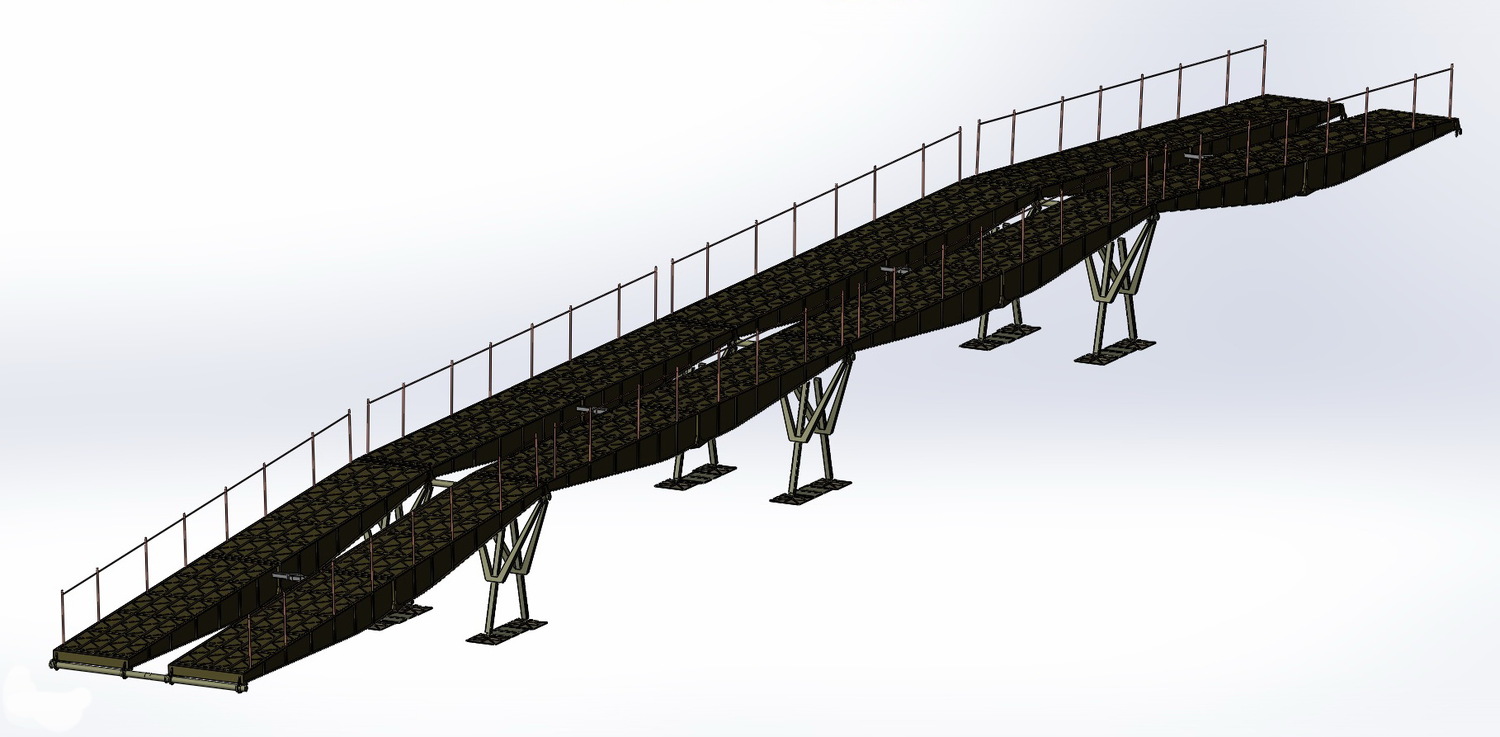 Мост ТММ-3 в 3D