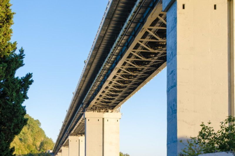 Виадук Зубова щель (Zubov Schel Viaduct) вид снизу