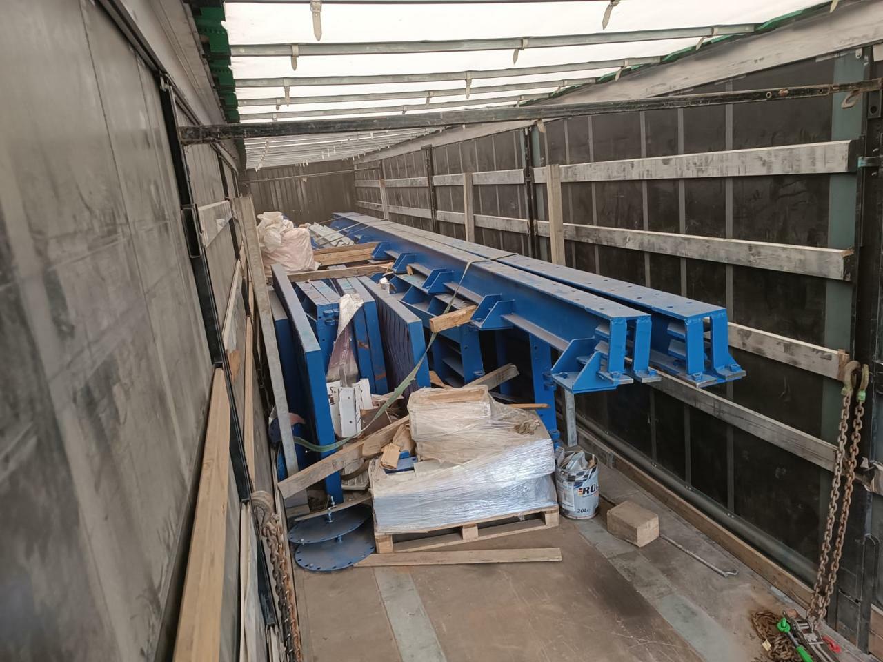 Упаковка в автотранспорт комплектующих звена МПКТ