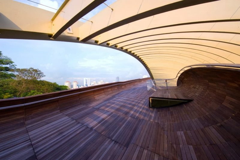 Пешеходный мост Henderson waves bridge  Сингапур