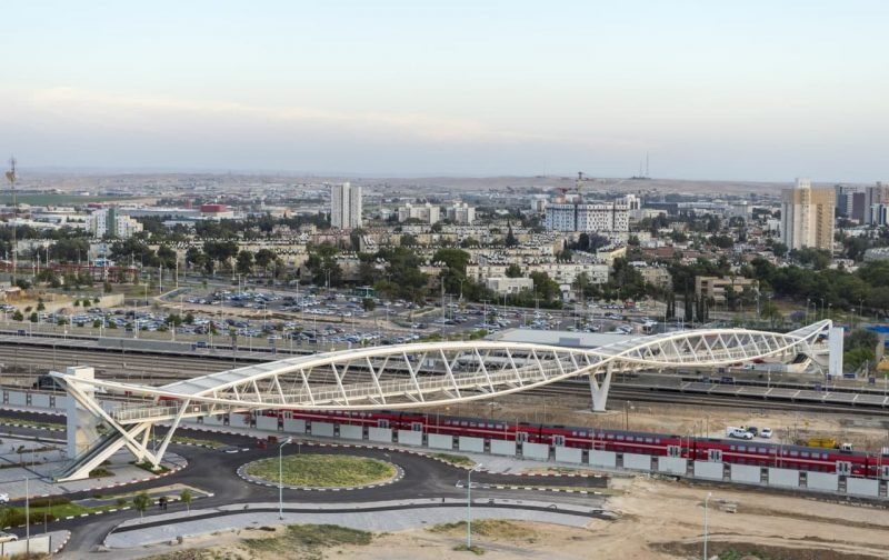 Пешеходный мост Beer Sheva North Station Footbridge