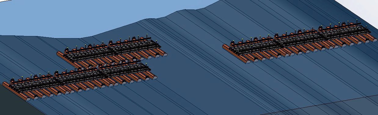 Пример вывода звеньев из ленты моста