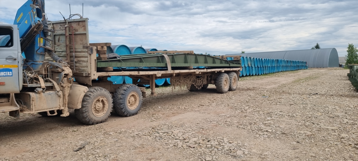 Перевозка аппарели L=12 м. автотранспортом